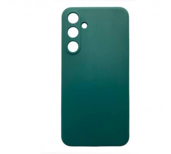 Чехол Samsung A35 5G (2024) Силикон Матовый Темно-Зеленый#2019033