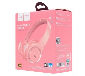 Bluetooth-наушники полноразмерные Hoco W41 (повр. уп.) (pink) (221060)#2015833