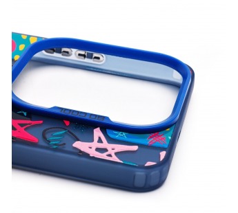 Чехол-накладка - PC094 для "Infinix Hot 40 Pro" (узоры) (transparent/black) (233822)#2094423