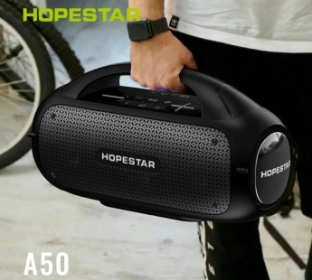 Колонка беспроводная  HOPESTAR A50 PARTY 80W, (USB,FM,TF card)  цвет черный#2015957