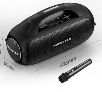 Колонка беспроводная  HOPESTAR A50 PARTY 80W, (USB,FM,TF card)  цвет черный#2015959