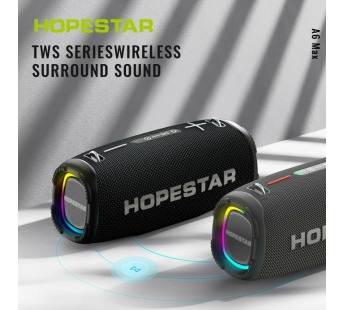 Колонка беспроводная  HOPESTAR A6 Max 80W, (USB,FM,TF card)  цвет серый#2016069