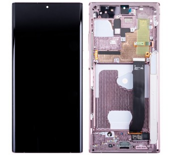 Дисплей для Samsung Galaxy Note 20 Ultra (N985F/N986F) модуль с рамкой Коричневый - OR (SP)#2077711