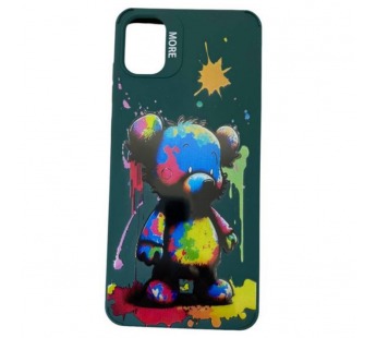Чехол Samsung A05 (2023) Креатив Медвежонок Зеленый#2021125