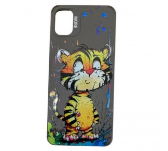 Чехол Samsung A05 (2023) Креатив Тигренок Серый#2021128