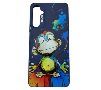 Чехол Samsung A05s (2023) Креатив Обезьянка Синий#2021153