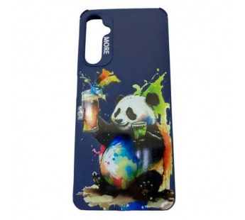 Чехол Samsung A05s (2023) Креатив Панда Синий#2021154