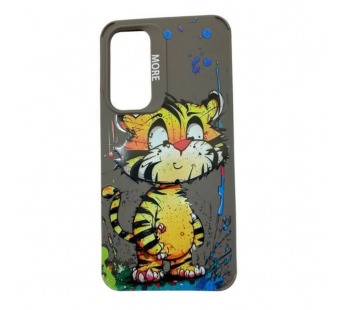 Чехол Samsung A35 5G (2024) Креатив Тигренок Серый#2021119