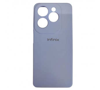 Чехол силиконовый Infinix Hot 40/Hot 40 Pro Silicone Cover с лого сиреневый#2019246