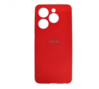 Чехол силиконовый Tecno Spark Go 2024/Pop 8 Silicone Cover с лого красный#2020167