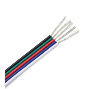 Провод 5-жильный для RGBW ленты (50 метров), м#2139544