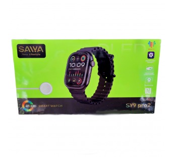 Смарт-часы SAIYA SY9 pro2, (AMOLED) черные#2142985