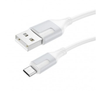 Кабель USB - micro USB Borofone BX101 Creator (повр. уп.) 100см 2,4A  (black) (234297)#2019741