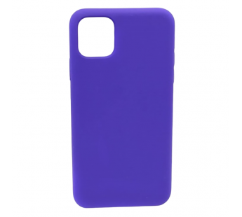 Чехол iPhone 11 Pro Max Silicone Case №30 с Лого в упаковке Темно фиолетовый#2029252