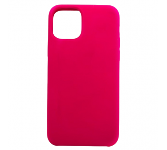 Чехол iPhone 11 Pro Max Silicone Case №47 с Лого в упаковке Ярко-Розовый#2081299
