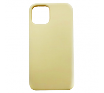 Чехол iPhone 11 Pro Max Silicone Case №51 с Лого в упаковке Светло-Желтый#2029245