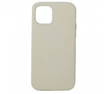 Чехол iPhone 12/12 Pro Silicone Case Full/с Лого №11 в упаковке Античный белый#2037301