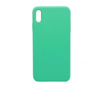 Чехол iPhone XS Max Silicone Case №50 с Лого в упаковке Светло-Зеленый#2020561