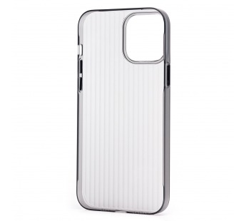 Чехол-накладка - PC089 для "Apple iPhone 13 Pro Max" (matte transparent/black) (231835)#2083285