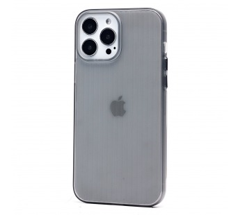 Чехол-накладка - PC089 для "Apple iPhone 13 Pro Max" (matte transparent/black) (231835)#2083286