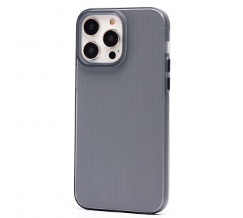 Чехол-накладка - PC089 для "Apple iPhone 14 Pro Max" (matte transparent/black) (231811)#2083334