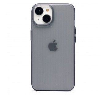 Чехол-накладка - PC089 для "Apple iPhone 14/iPhone 13" (matte transparent/black) (231827)#2021708