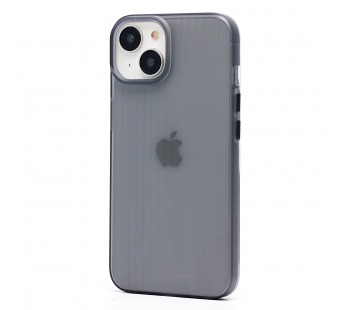 Чехол-накладка - PC089 для "Apple iPhone 14/iPhone 13" (matte transparent/black) (231827)#2083316