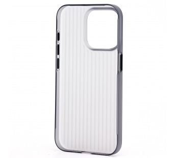 Чехол-накладка - PC089 для "Apple iPhone 15 Pro" (matte transparent/black) (231795)#2083368