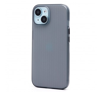 Чехол-накладка - PC089 для "Apple iPhone 15" (matte transparent/black) (231803)#2083358