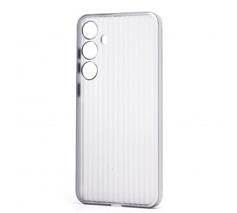 Чехол-накладка - PC089 для "Samsung Galaxy S24" (matte transparent/black) (231867)#2131820