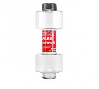 Бутылка для воды - гантеля (тех. уп.) (transparent) (72152)#2020109