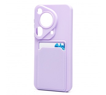 Чехол-накладка - SC337 с картхолдером для "Huawei Pura 70 Ultra Global" (light violet) (232867)#2090196