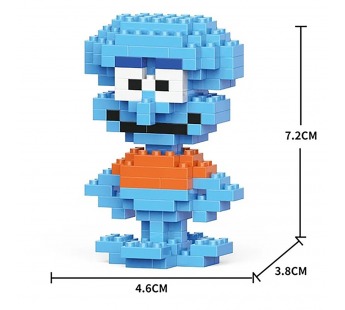 Конструктор - Сквидвард (повр. уп.) (blue/orange) (234356)#2035868