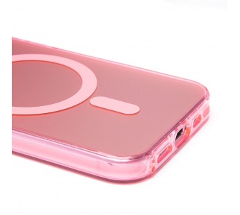 Чехол-накладка - SM025 SafeMag для "Apple iPhone 15 Pro" (pink) (232083)#2102264