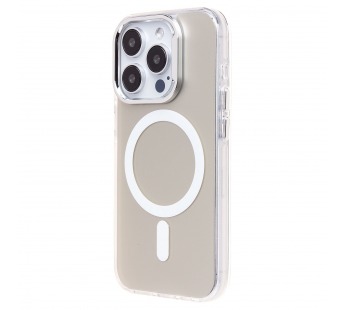 Чехол-накладка - SM025 SafeMag для "Apple iPhone 15 Pro" (white) (232087)#2102259