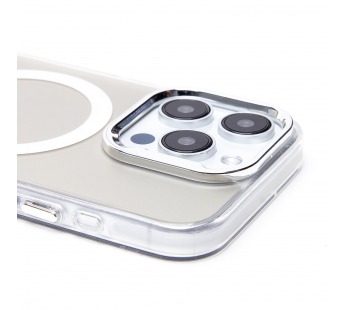 Чехол-накладка - SM025 SafeMag для "Apple iPhone 15 Pro" (white) (232087)#2102260