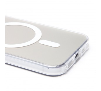 Чехол-накладка - SM025 SafeMag для "Apple iPhone 15 Pro" (white) (232087)#2102261