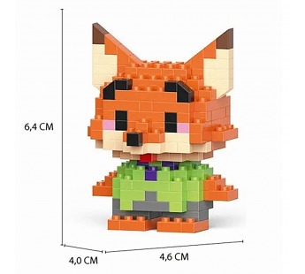 Конструктор - Лис (повр. уп) (orange/green) (233539)#2020980