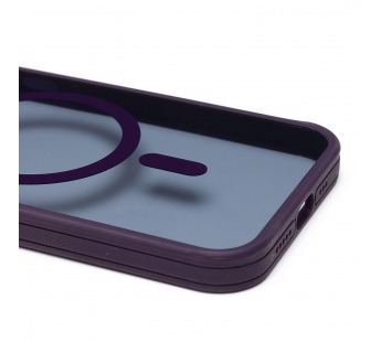 Чехол-накладка - SM026 SafeMag для "Apple iPhone 12/iPhone 12 Pro" (dark violet) (232199)#2054220