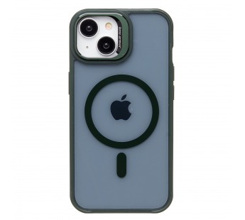 Чехол-накладка - SM026 SafeMag для "Apple iPhone 13/iPhone 14" (dark green) (232176)#2024994