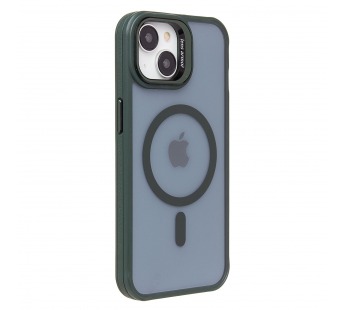 Чехол-накладка - SM026 SafeMag для "Apple iPhone 13/iPhone 14" (dark green) (232176)#2024996