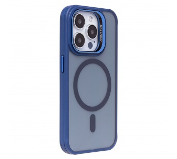 Чехол-накладка - SM026 SafeMag для "Apple iPhone 15 Pro" (dark blue) (232157)#2024993