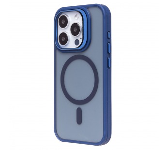 Чехол-накладка - SM026 SafeMag для "Apple iPhone 15 Pro" (dark blue) (232157)#2024992