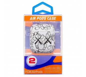 Чехол Luxo Creative для "Apple AirPods/AirPods 2" (90) (white) (230991)#2049132