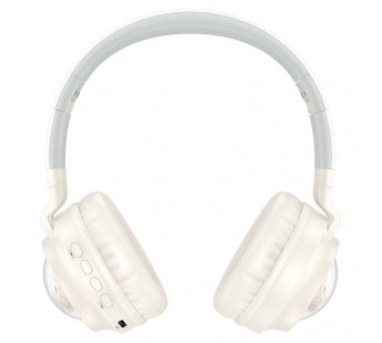 Bluetooth-наушники полноразмерные Hoco W50 Cute fun (milky white) (229400)#2021924