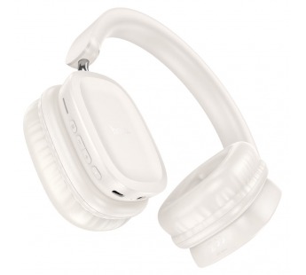 Накладные Bluetooth-наушники Hoco W51 Delightful (milky white) (229398)#2021949