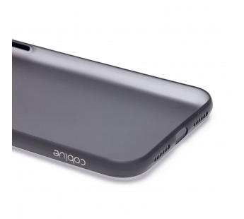Чехол-накладка - PC091 для "Apple iPhone 11" (matte transparent/black) (232337)#2112602