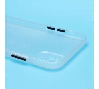 Чехол-накладка - PC091 для "Apple iPhone 11" (matte transparent/white) (232336)#2112600