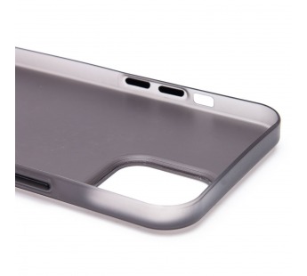 Чехол-накладка - PC091 для "Apple iPhone 12 Pro Max" (matte transparent/black) (232331)#2112597