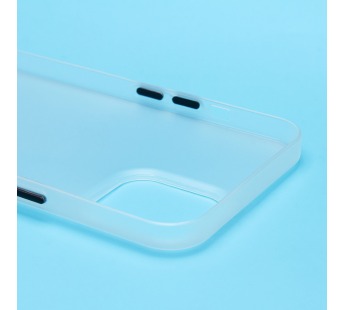 Чехол-накладка - PC091 для "Apple iPhone 12 Pro Max" (matte transparent/white) (232330)#2112595